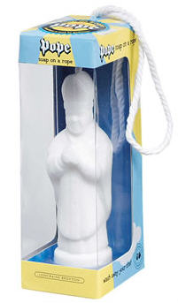 Pope Soap on a Rope